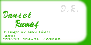 daniel rumpf business card