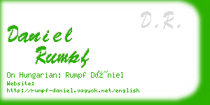 daniel rumpf business card